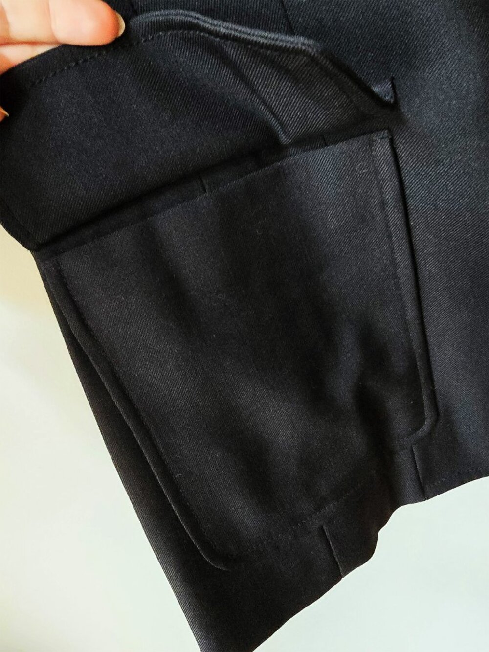 Phillip Lim Black Wool Waistcoat with Pockets Fully Lined Size 4 - Picture 5 of 6